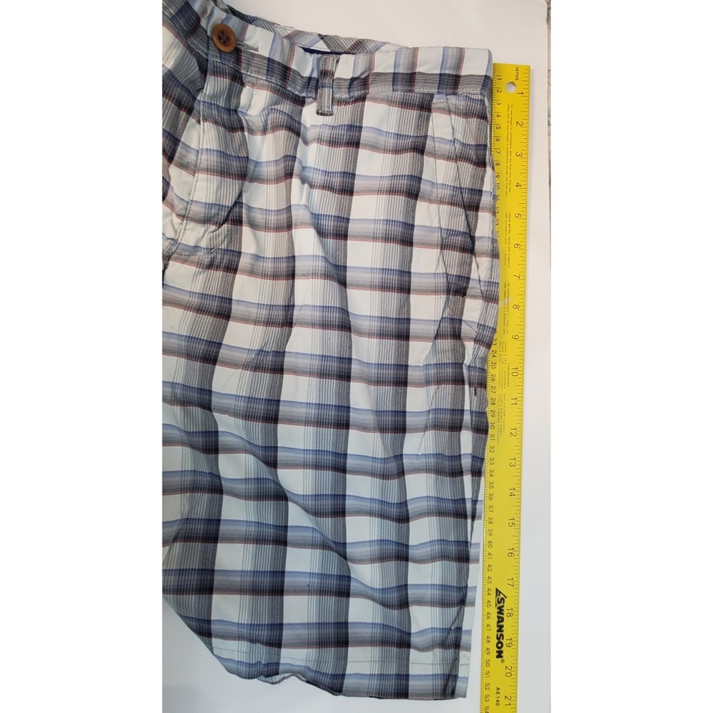 Tommy Bahama Shorts Mens 35 Plaid 9" Inseam Casual Chino Pleated Relaxed Golf - Picture 9 of 9